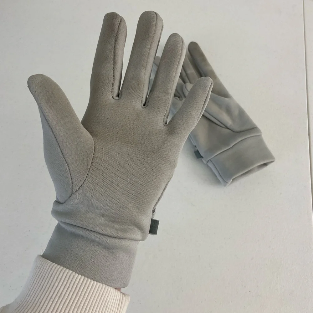 Women’s light gray active athletic driving golf sport gloves‎ large/XL